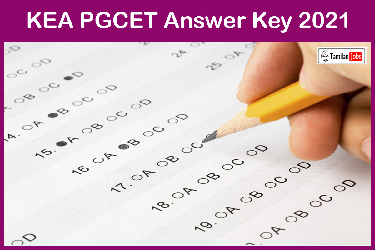 KEA PGCET Answer Key 2021