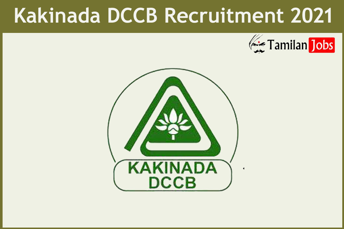 Kakinada DCCB Recruitment 2021