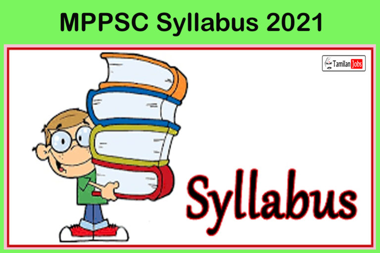 MPPSC Syllabus 2021