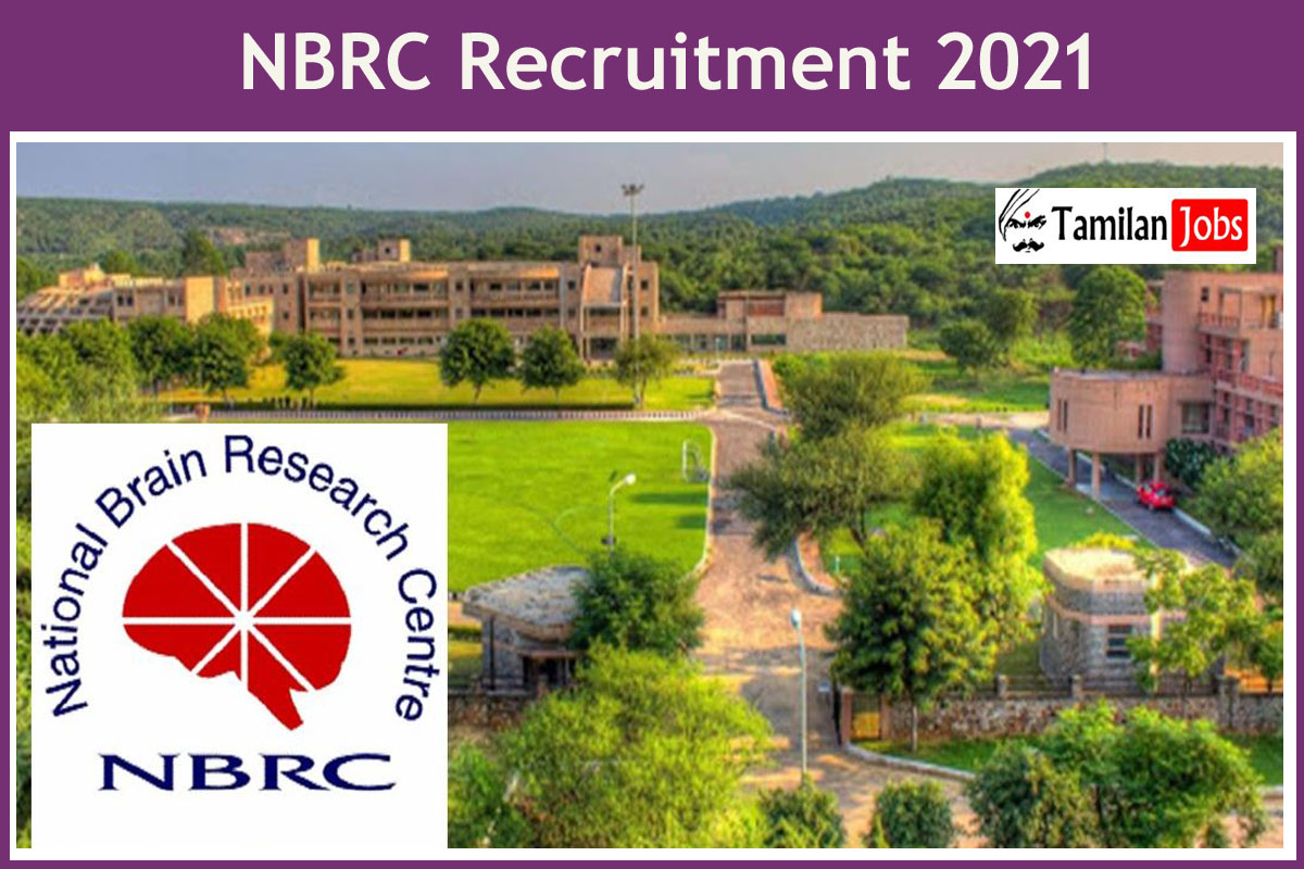Nbrc Recruitment 2021