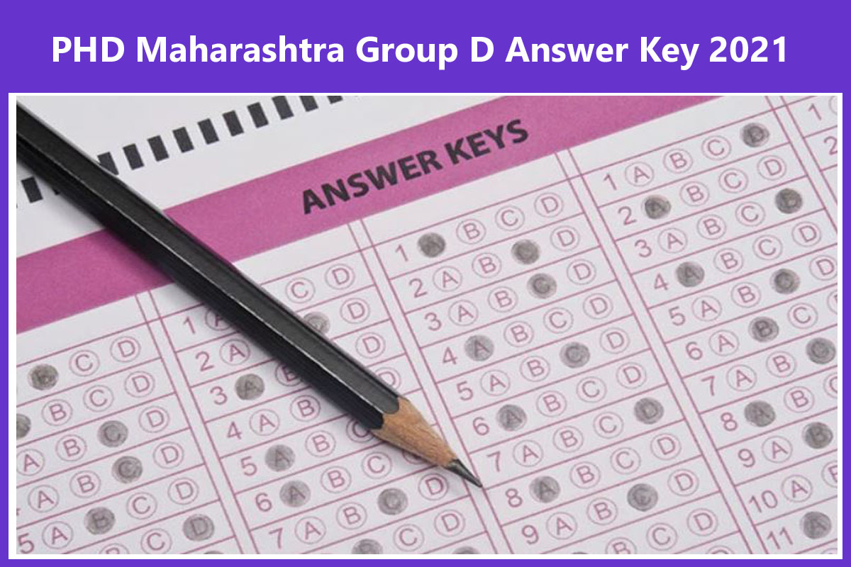 PHD Maharashtra Group D Answer Key 2021