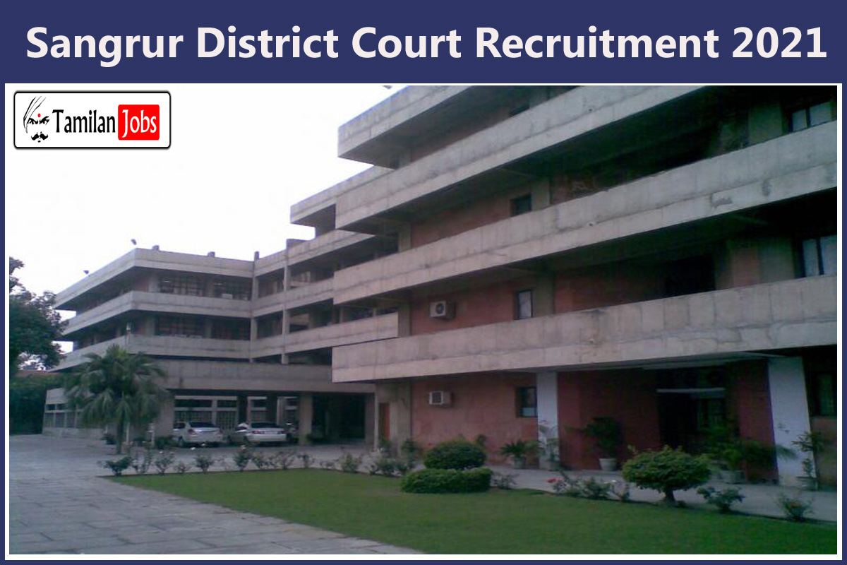 Sangrur District Court Recruitment 2021