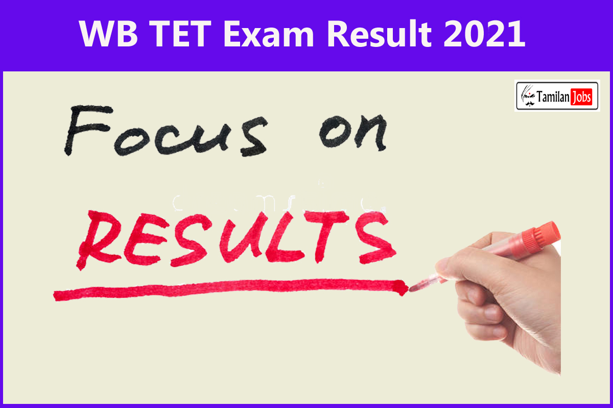 WB TET Exam Result 2021