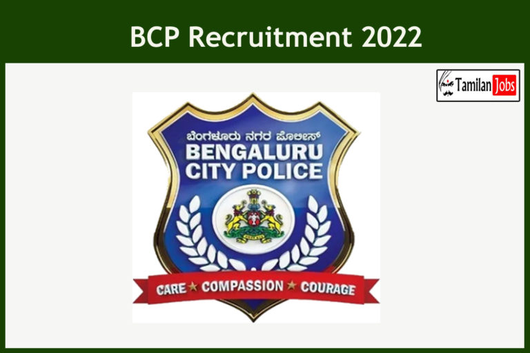 BCP Recruitment 2022