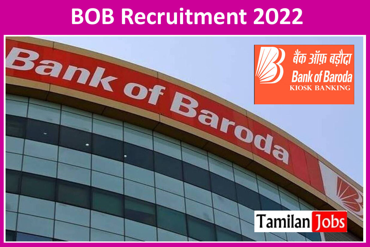 Bob Recruitment 2022