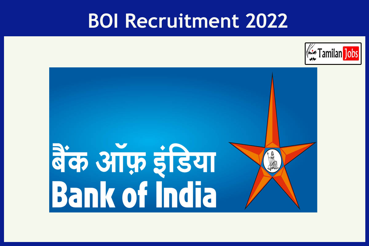 BOI Recruitment 2022