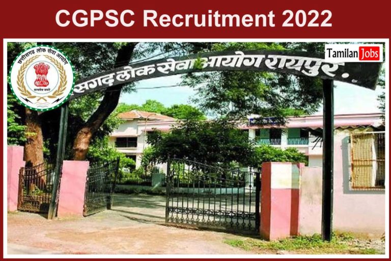 CGPSC Recruitment 2022 Out – Apply For 49 Officer, Principal Jobs