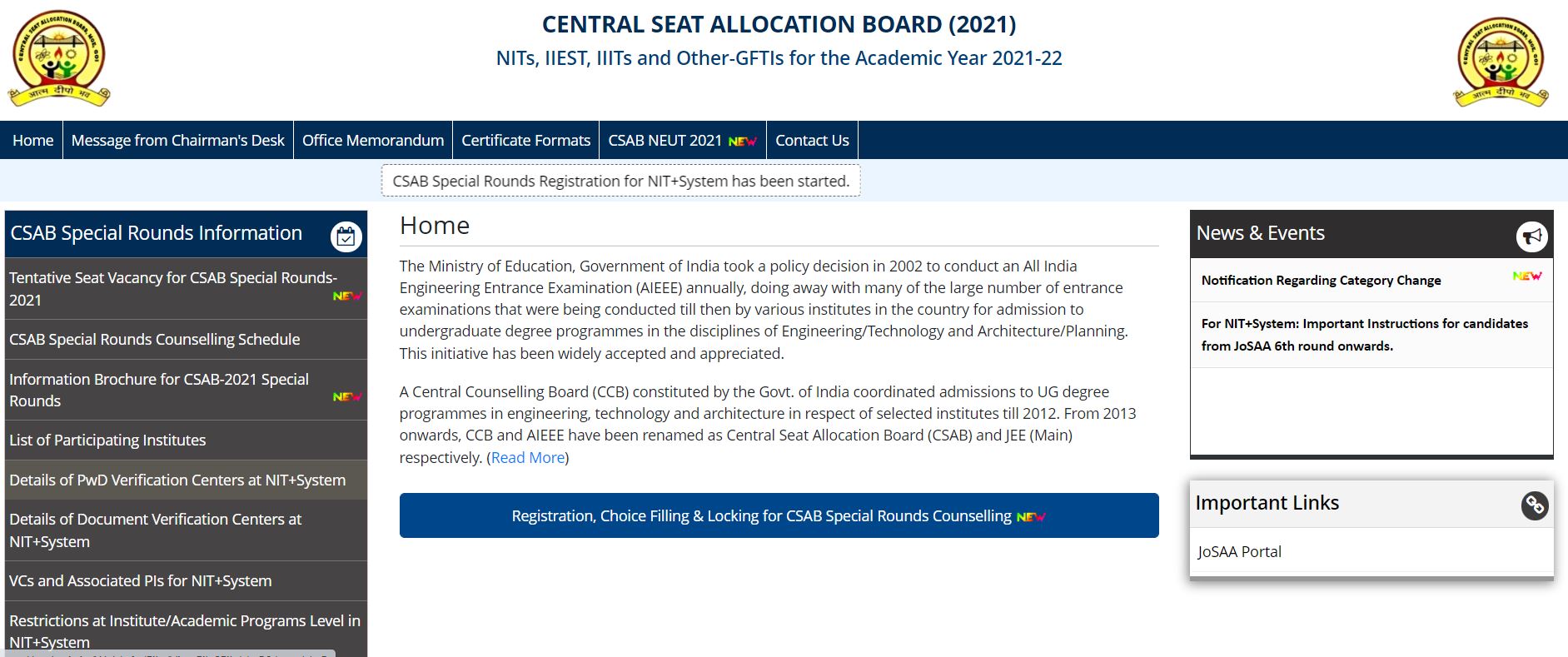 Csab Round 1 Result 2021