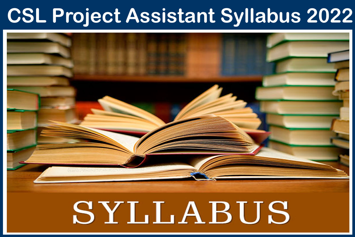 CSL Project Assistant Syllabus 2022