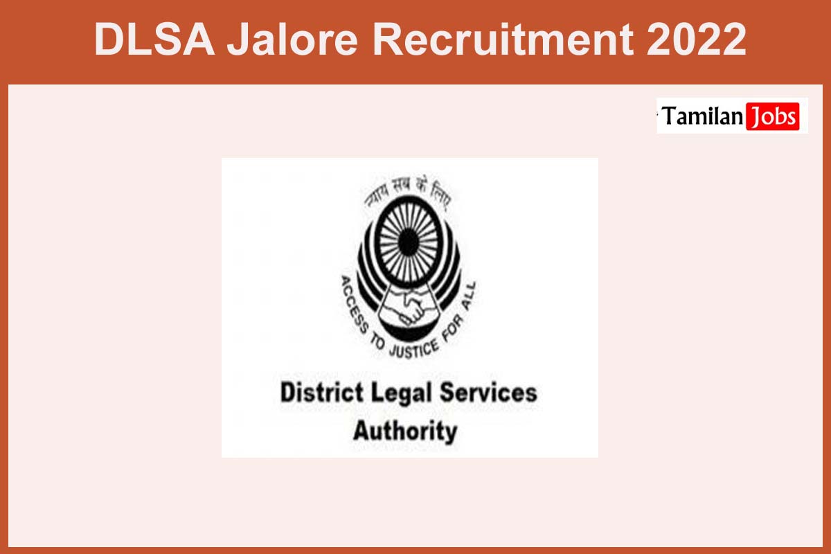 DLSA Jalore Recruitment 2022