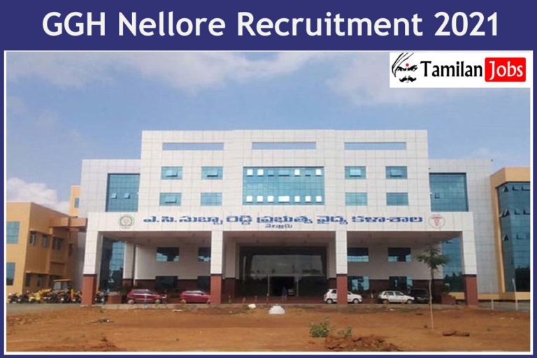 GGH Nellore Recruitment 2021