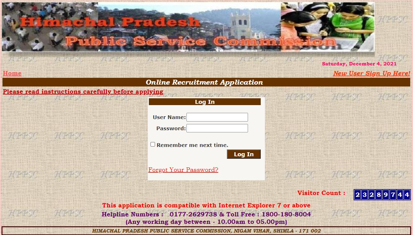 HPPSC AE Admit Card 2021