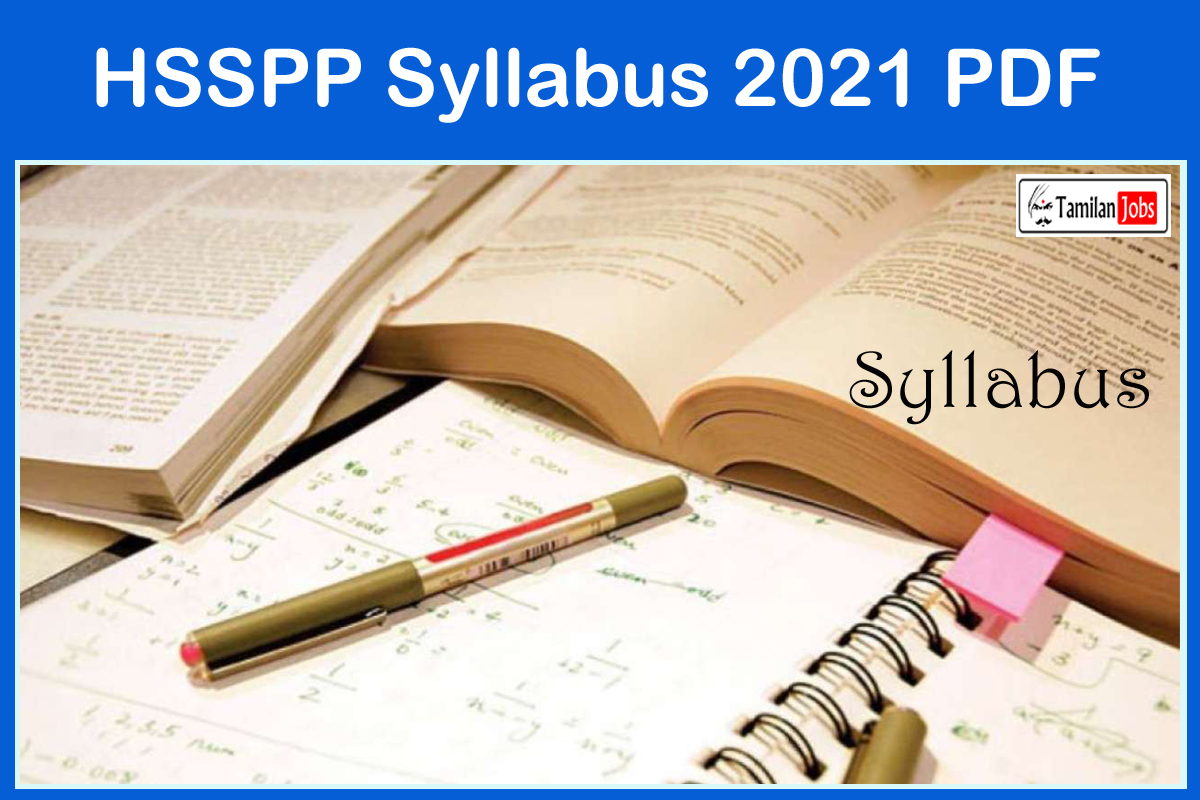 HSSPP Syllabus 2021 PDF