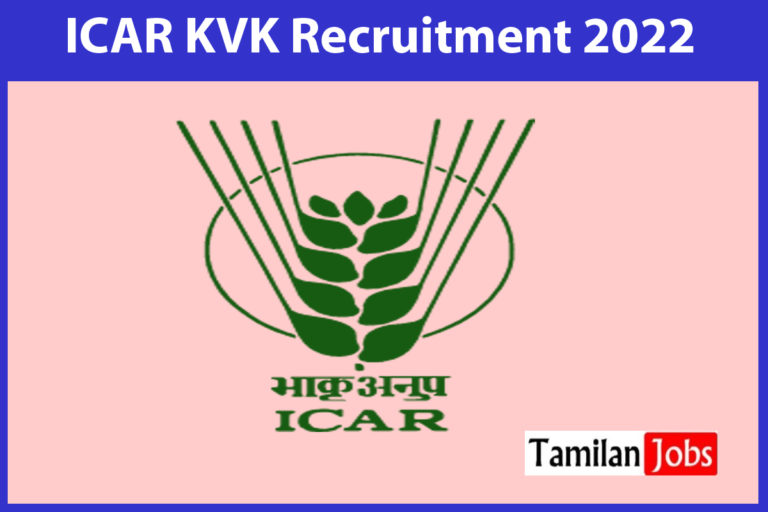 ICAR KVK Recruitment 2022