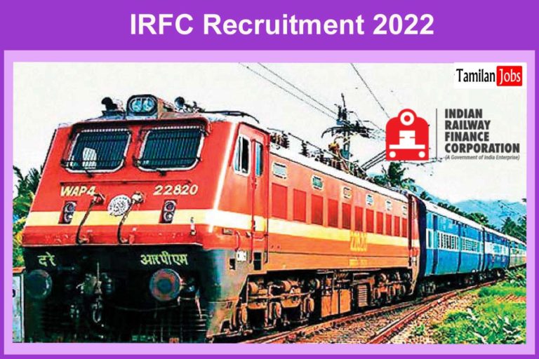 IRFC Recruitment 2022