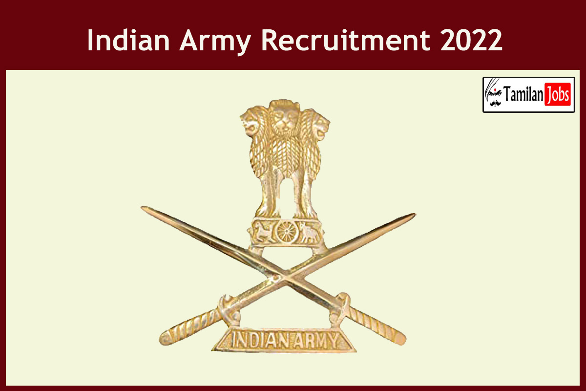 Indian Army Recruitment 2022