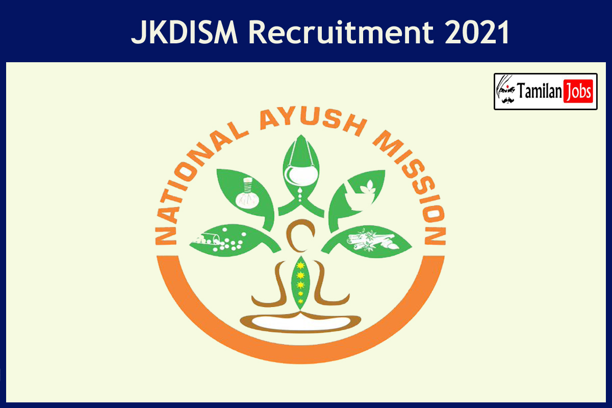 JKDISM Recruitment 2021