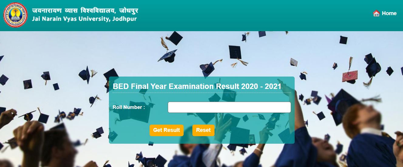 JNVU B.Ed 2nd Year Result 2021