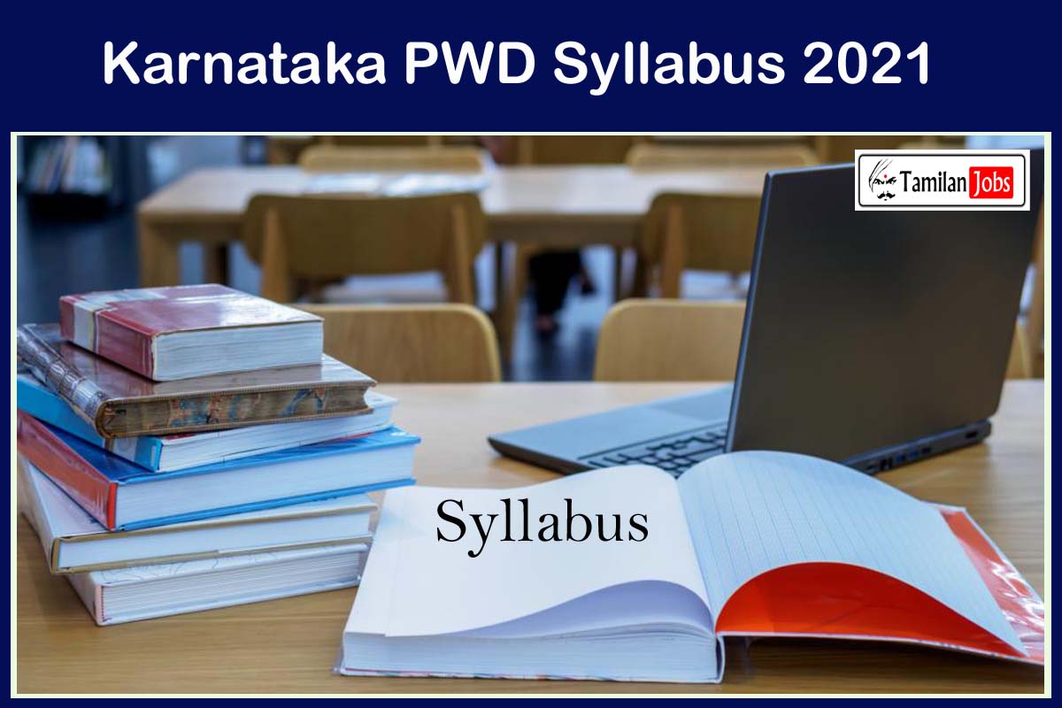 Karnataka PWD Syllabus 2021