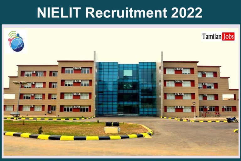 NIELIT Recruitment 2022