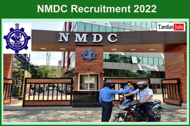 NMDC Recruitment 2022