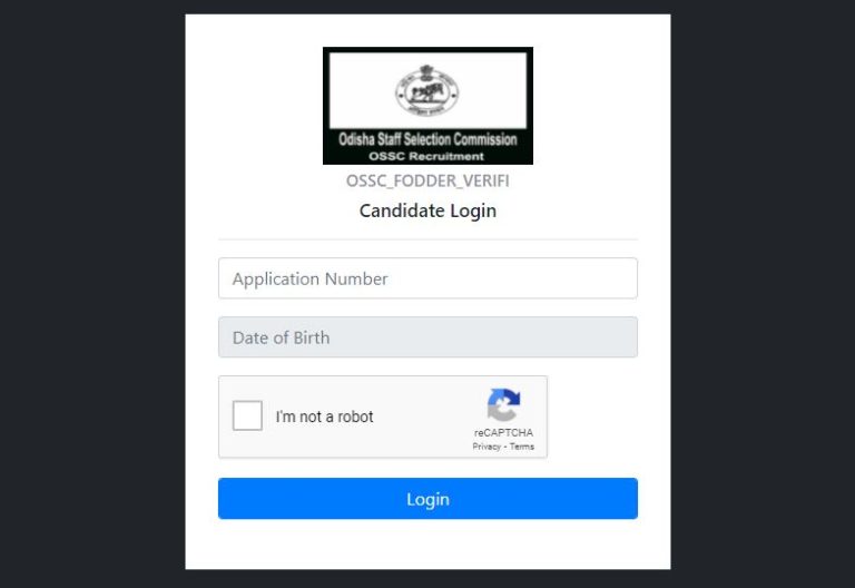 OSSC Interview Admit Card 2021 Out for Technician, AFDO & Other Posts