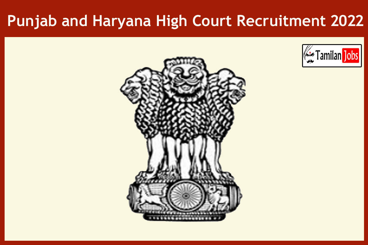Punjab and Haryana High Court Recruitment 2022