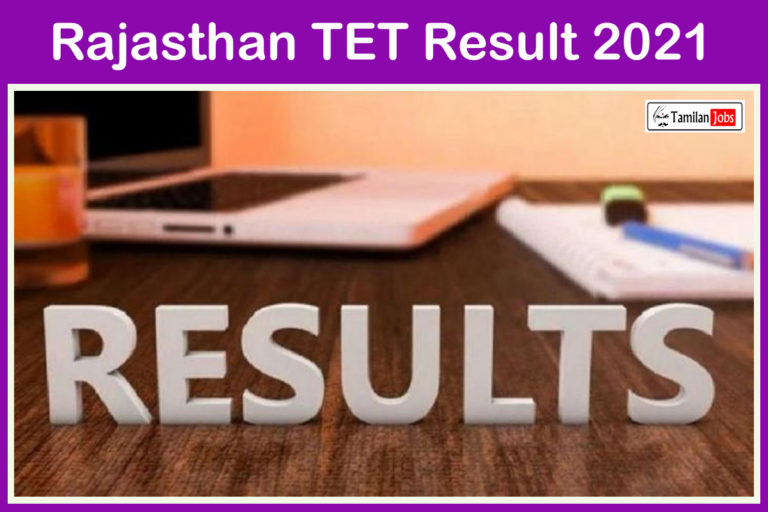 Rajasthan TET Result 2021
