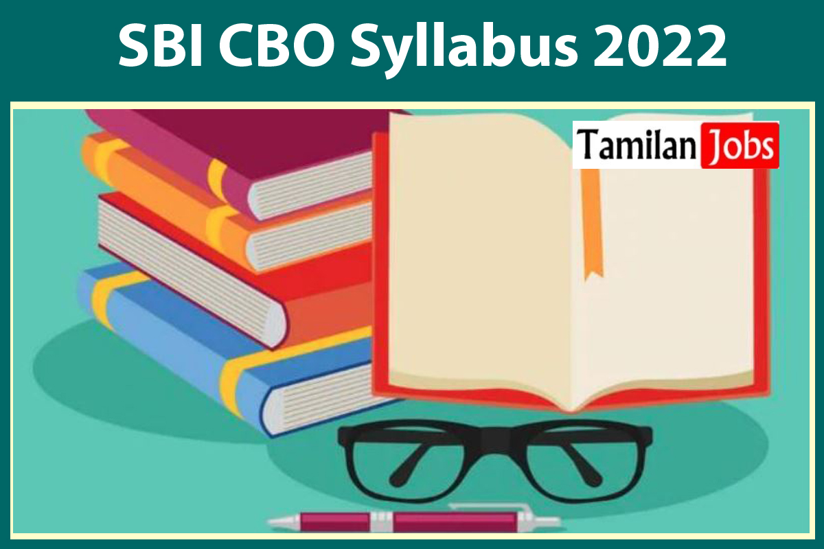 SBI CBO Syllabus 2022