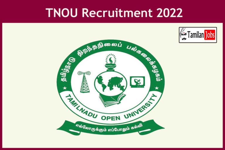 TNOU Recruitment 2022