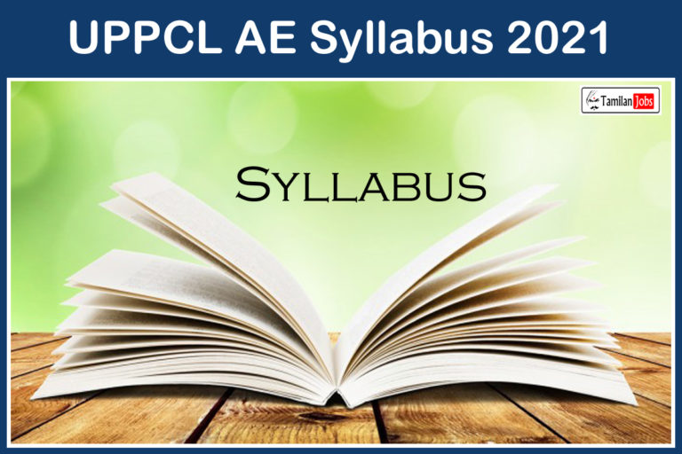 UPPCL AE Syllabus 2021