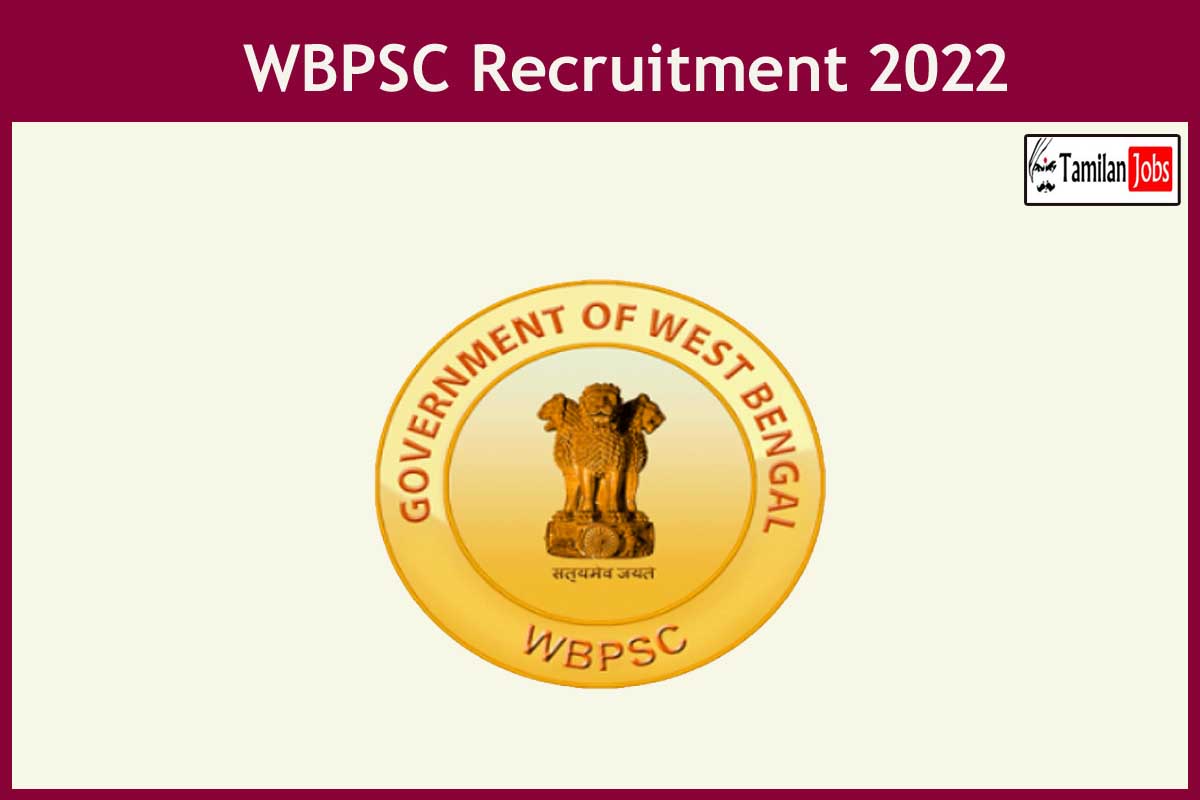 WBPSC Recruitment 2022