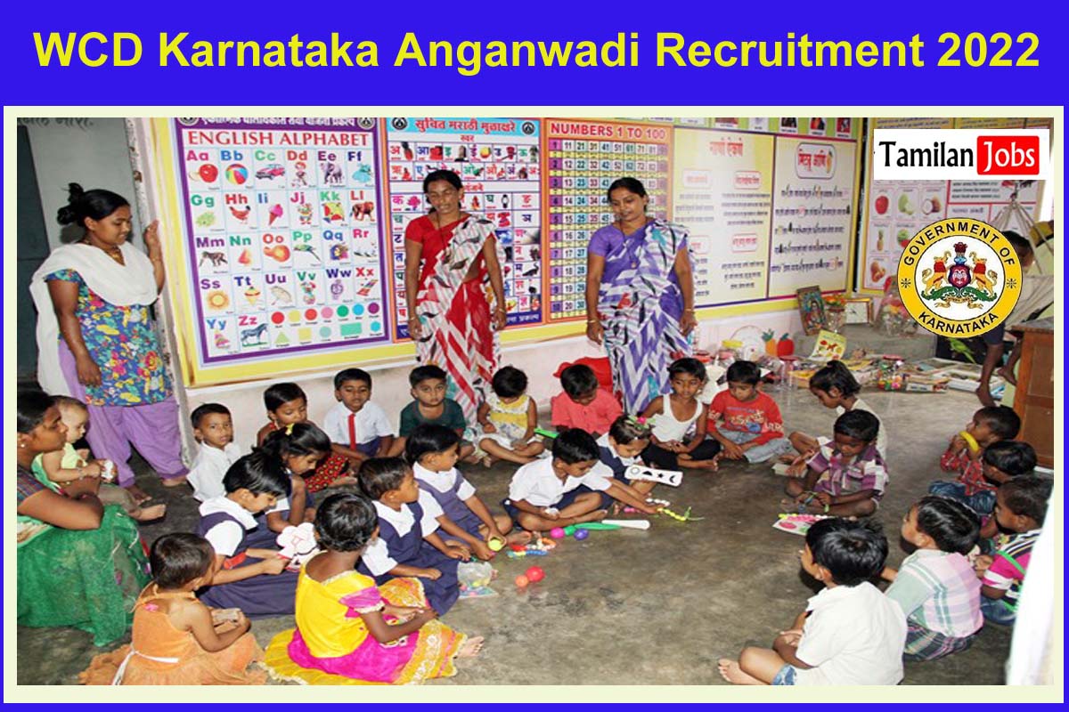 WCD Karnataka Anganwadi Recruitment 2022