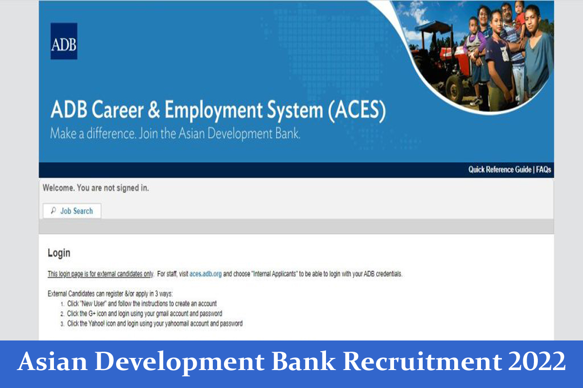 Asian Development Bank Recruitment 2022