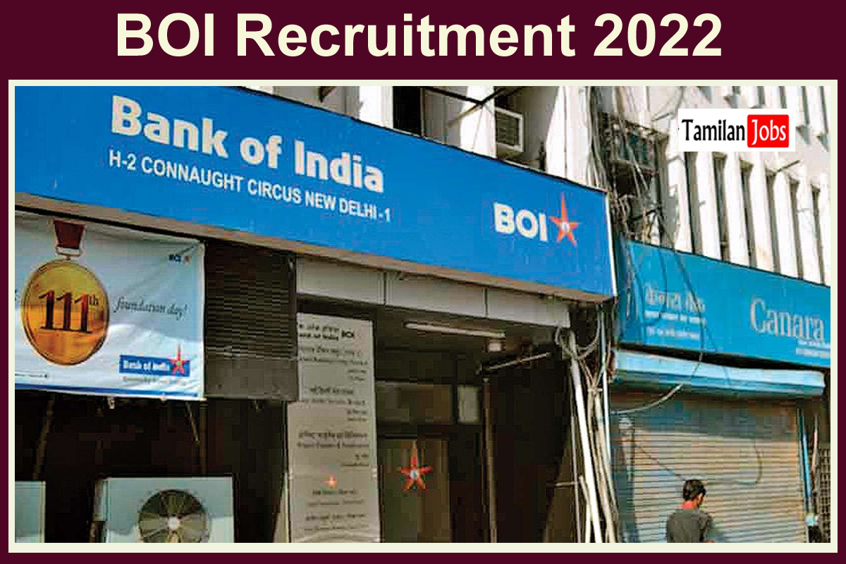 BOI Recruitment 2022