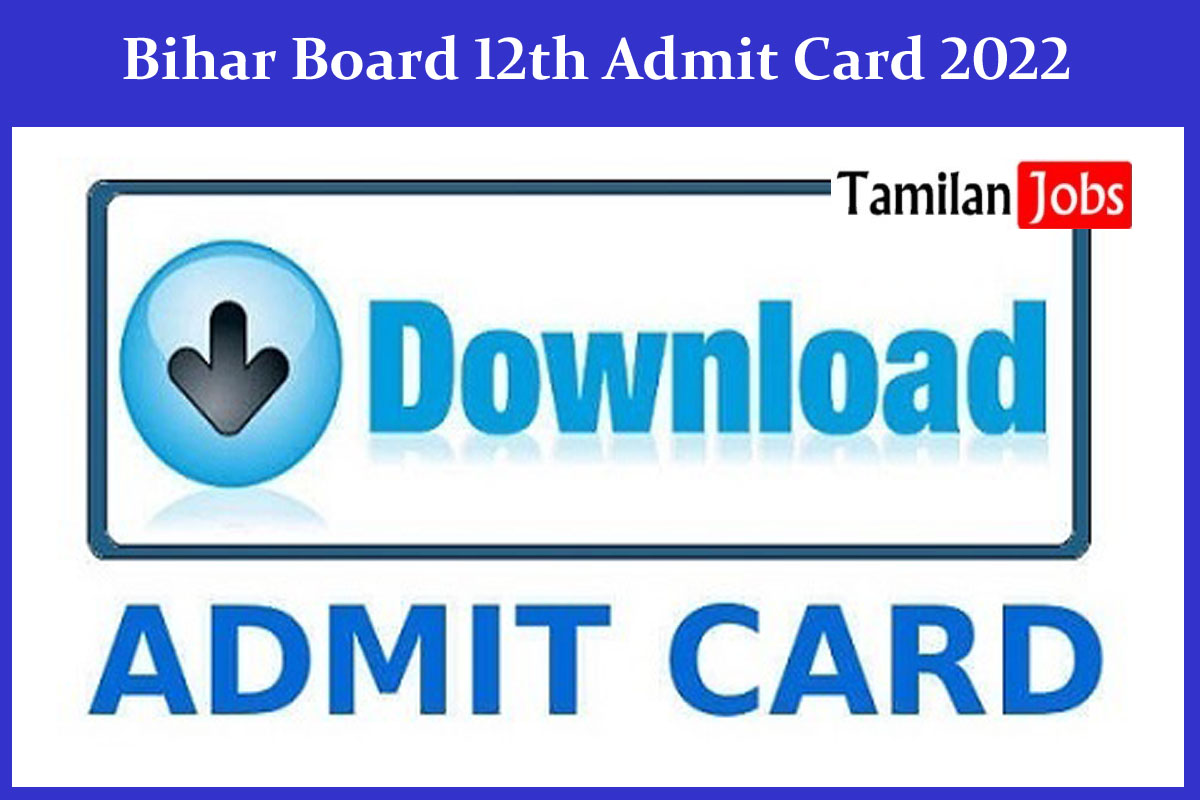 Bihar Board 12Th Admit Card 2022