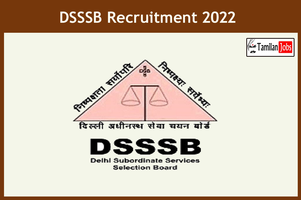 DSSSB Recruitment 2022