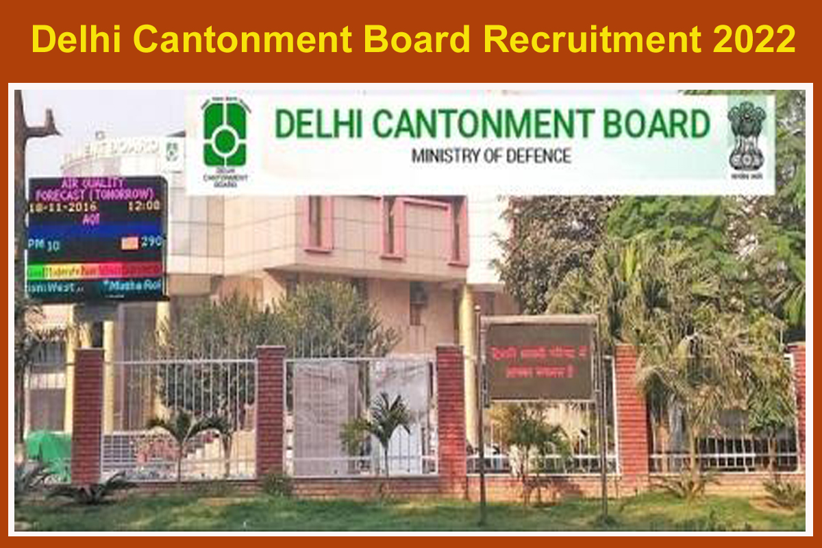 Delhi Cantonment Board Recruitment 2022