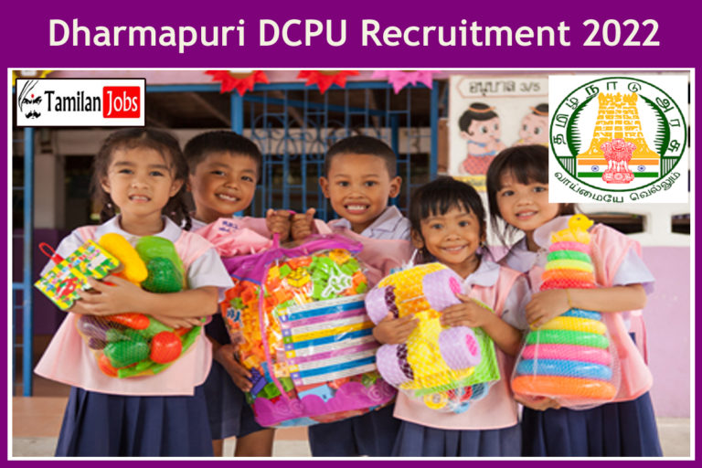 Dharmapuri DCPU Recruitment 2022