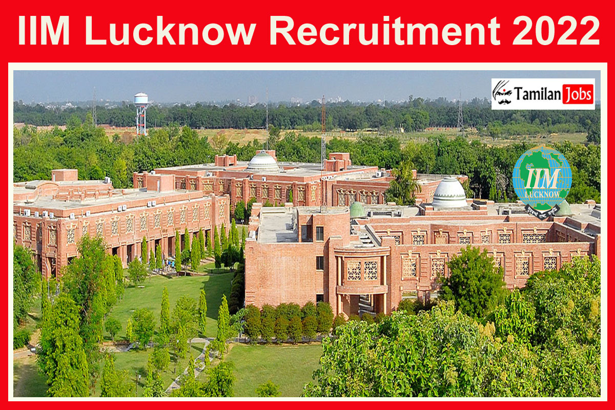 IIM Lucknow Recruitment 2022