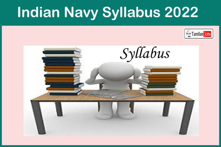 Indian Navy Syllabus 2022