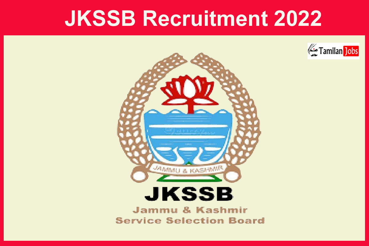 JKSSB Recruitment 2022