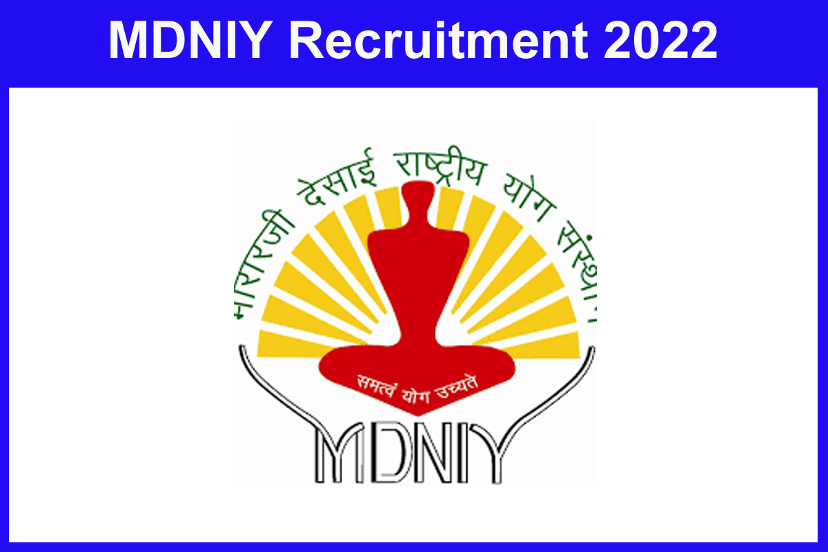 MDNIY Recruitment 2022