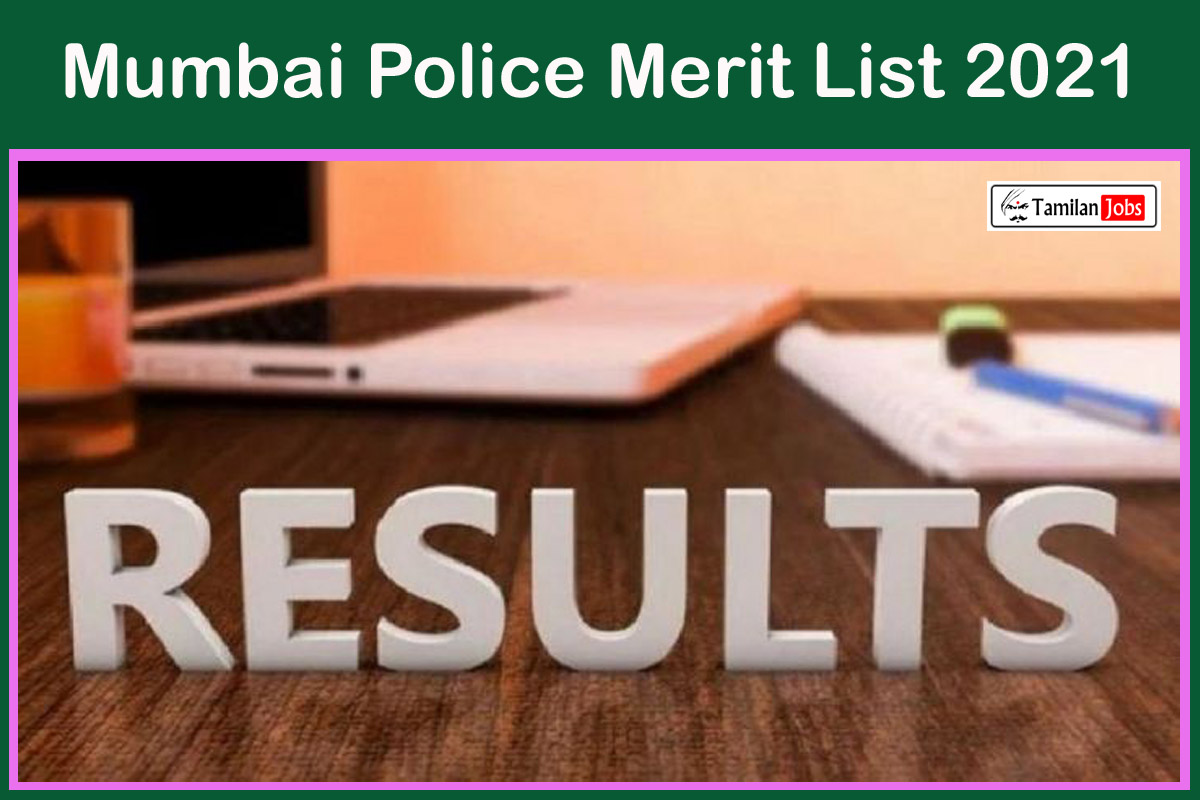 Mumbai Police Merit List 2021