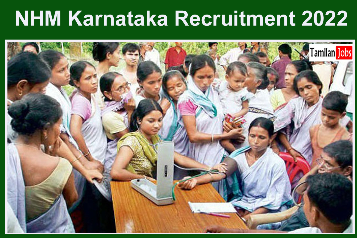 NHM Karnataka Recruitment 2022