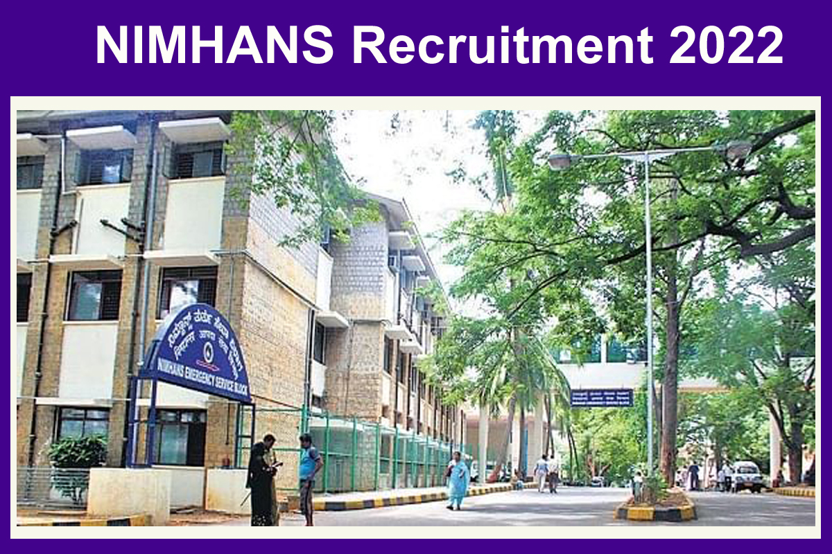 Nimhans Recruitment 2022