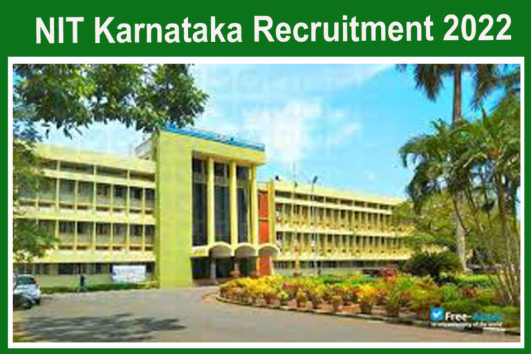 NIT Karnataka Recruitment 2022