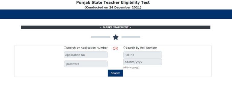 Punjab TET Result 2022