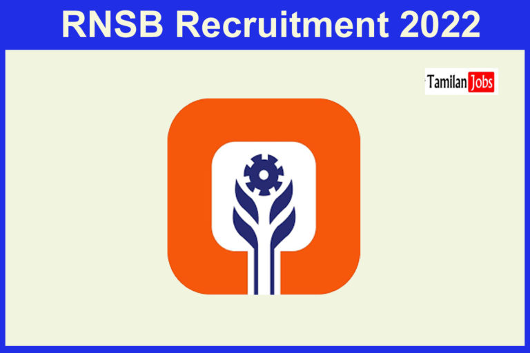 RNSB Recruitment 2022