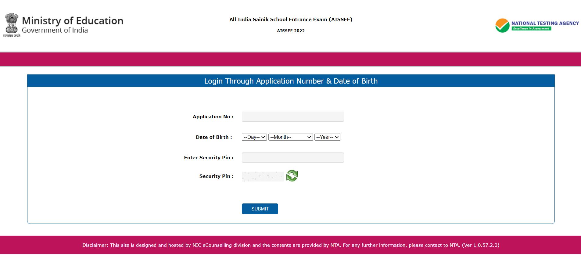 Sainik School Admit Card 2022